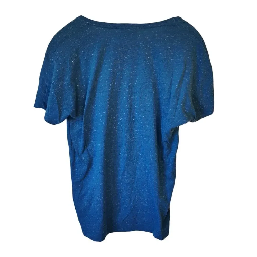 Diesel Blue Short Sleeve Tee Women's Size M